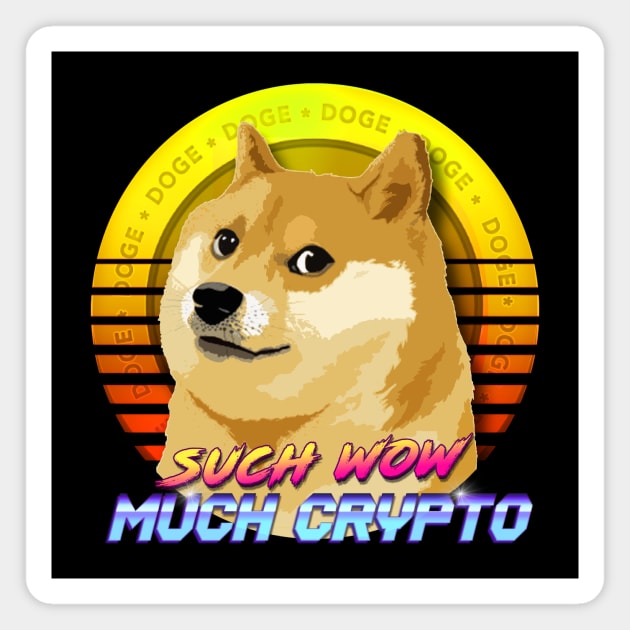 Such wow, much crypto! Magnet by Buy Custom Things